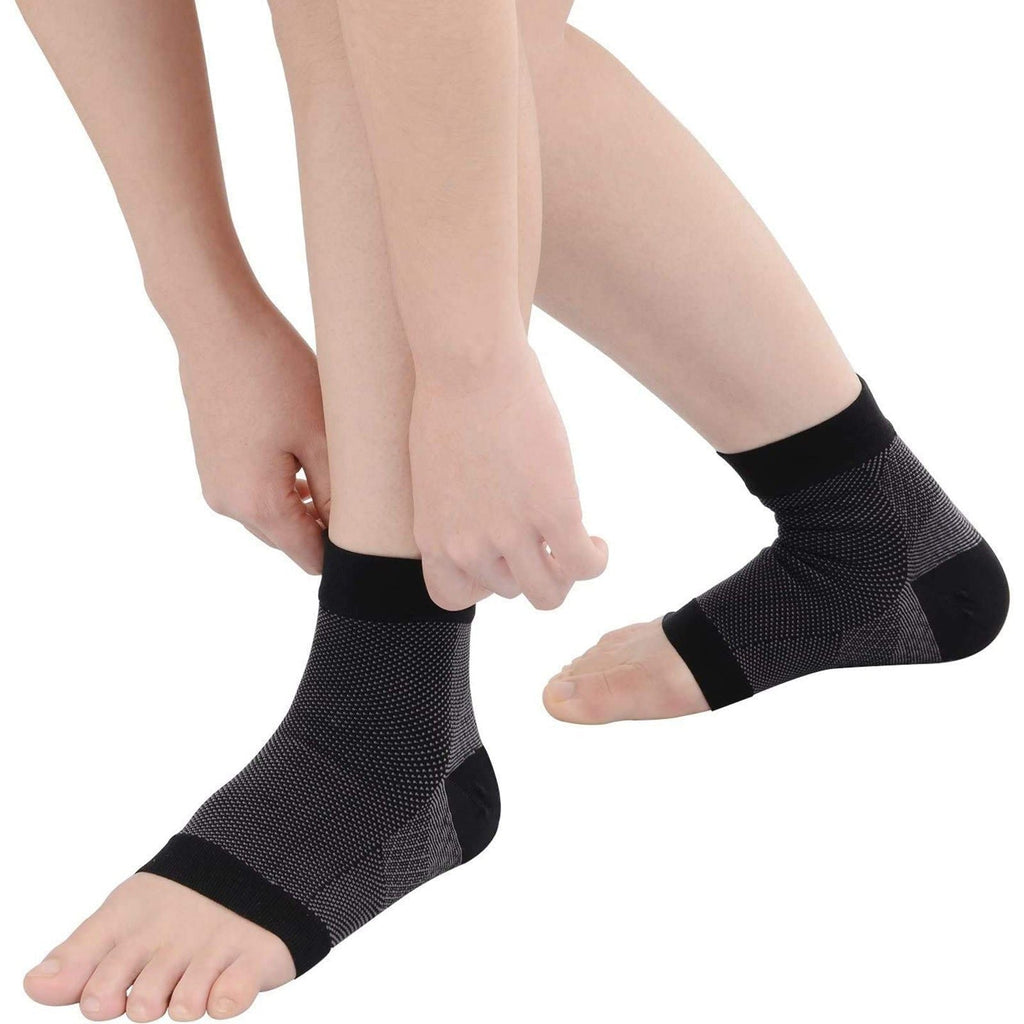 6 Paar Plantarfasziitis-Kompressionssocken für Damen und Herren Knöchelstütze