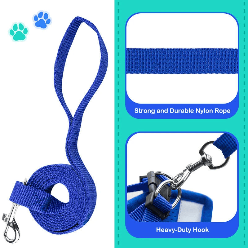 Katze Hund Haustier Geschirr Verstellbare Kontrollweste Hunde Reflektierend S M L XL Leine