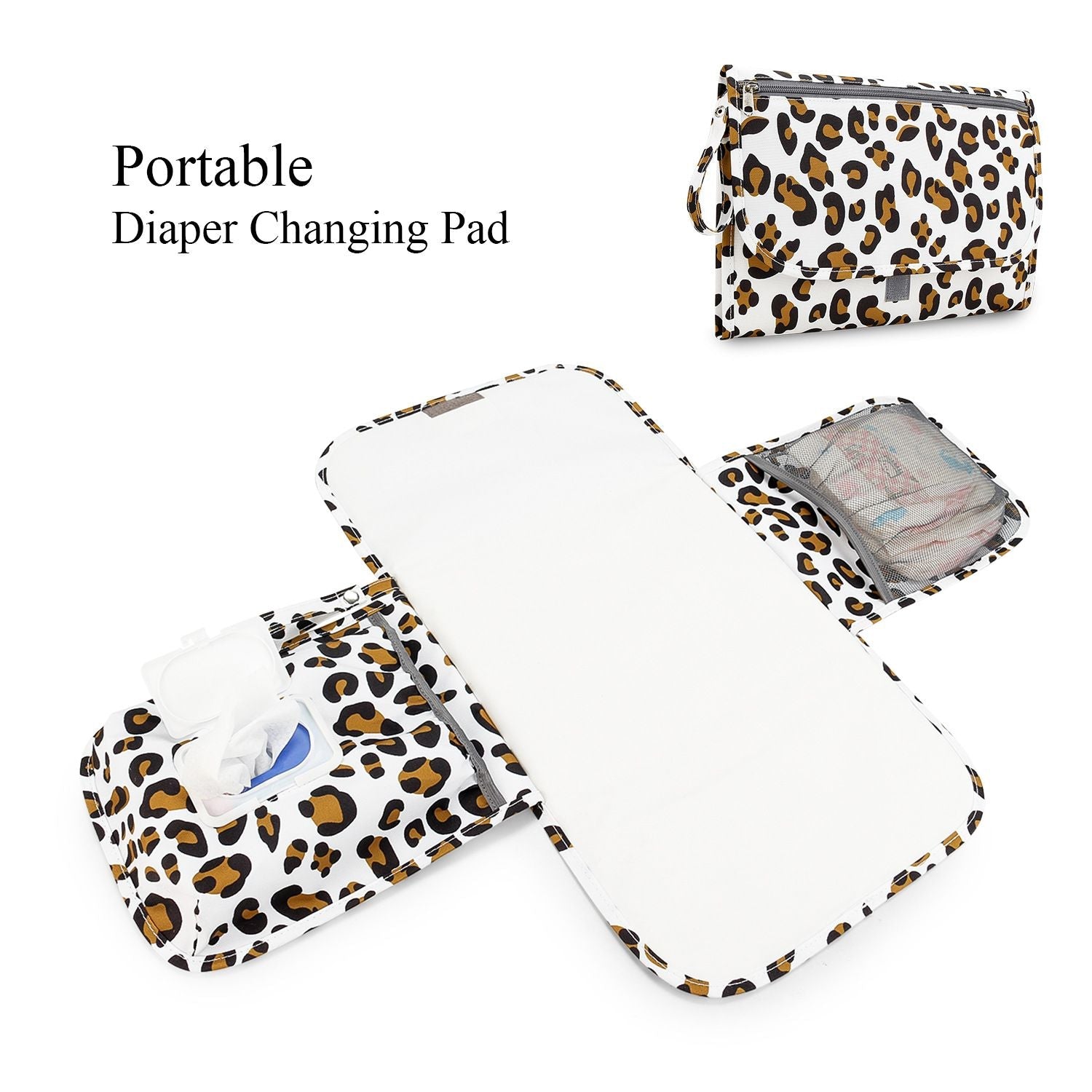 Tapis à langer bébé voyage portable imperméable multifonctionnel lingettes humides sac accessoires sac maman