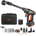 Akku-Hochdruckreiniger, 652 PSI 1.1 GPM tragbarer Power Cleaner, Handheld Hochdruck-Autoreinigungspistole mit 4.0Ah Akku, Ladegerät, 6-in-1 Düse, für Haus-/Bodenreinigung & Bewässerung