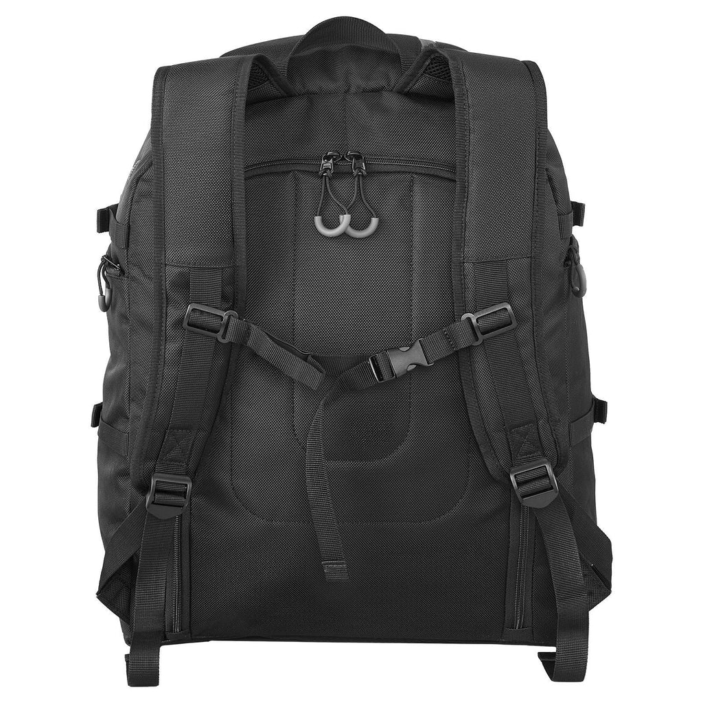 Ski Boot Bag Snowboard Boots Travel Backpack 55L Waterproof Oxford Black