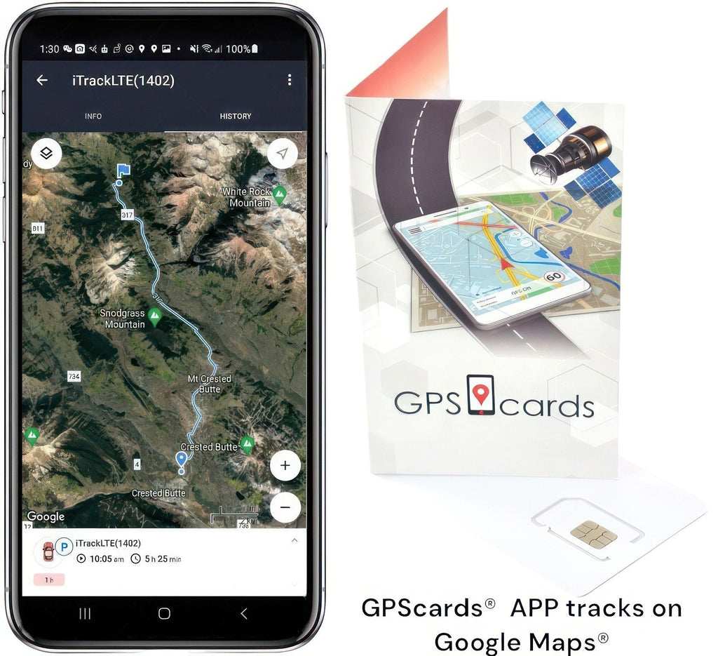 GPS-Karten funktionieren mit dem Fahrzeug-Tracker Coban GPS405C mit Warnung bei niedrigem Batteriestand