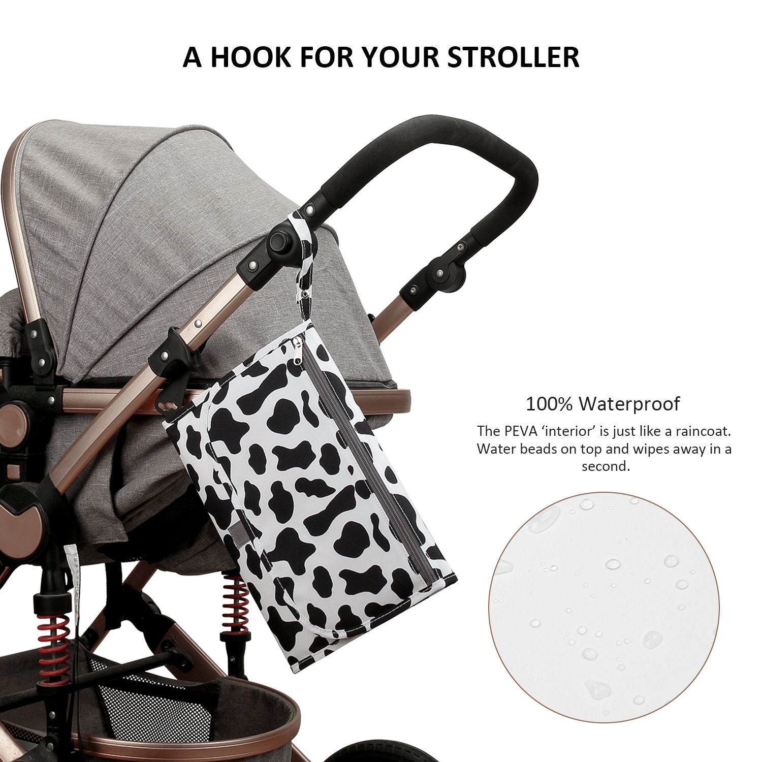 Wickelunterlage für Babys, Mutter-Kind-Reise-Wickelunterlage, tragbar, wasserdicht, multifunktional, Feuchttücher-Tasche, Wickeltaschen-Zubehör