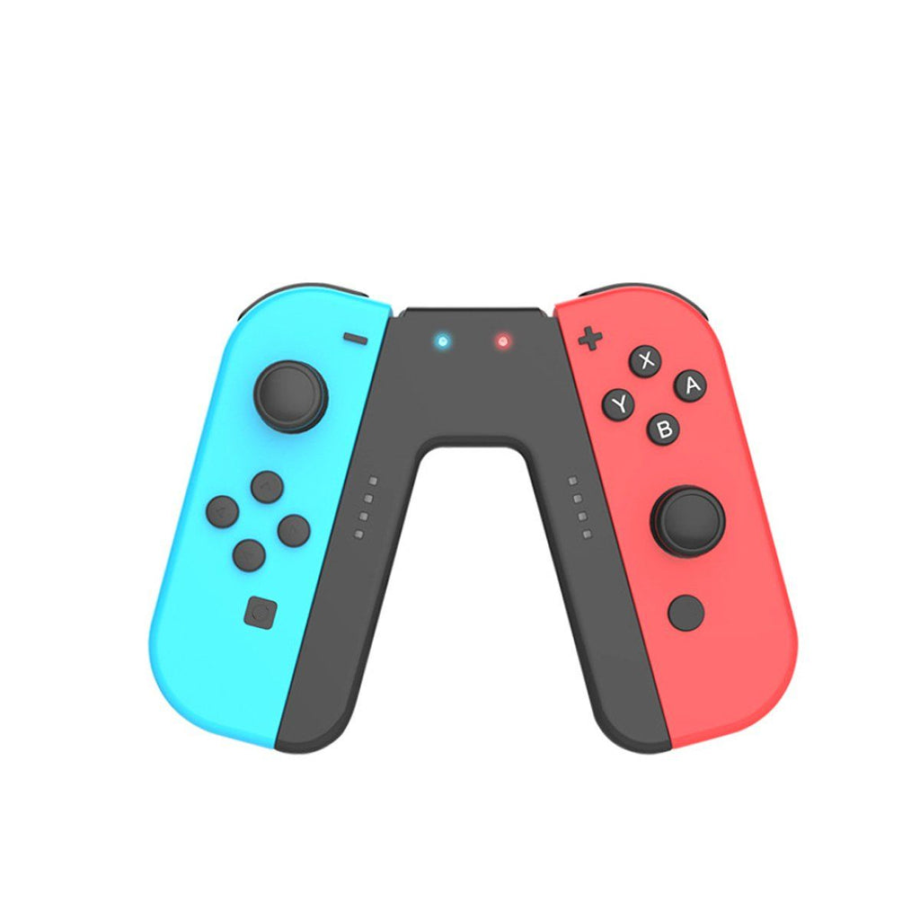 Roter und blauer Switch-Game-Controller