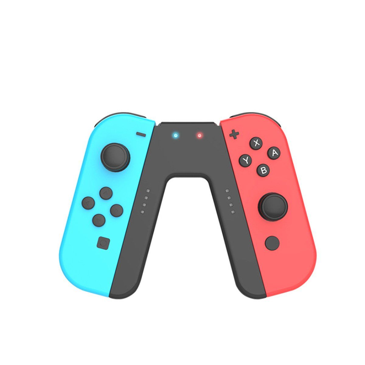 Roter und blauer Switch-Game-Controller