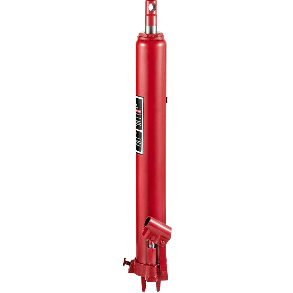Hydraulischer Motorheber, 3 Tonnen/6600 lbs Tragkraft, mit Einzelkolbenpumpe und Gabelkopf-Basis, manueller Werkstattkran mit Griff, für Garage/Werkstattkräne, Motorlift-Hebezeug, Rot