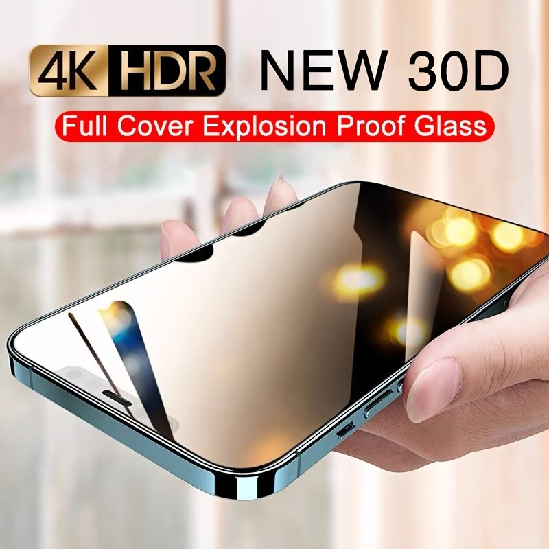 3 Stück 30D Vollschutz-Panzerglas für iPhone 13 12 11 14 PRO MAX X XR Displayschutzfolie iPhone 6 7 8 14 Plus Tempered Glass Film