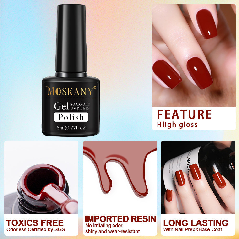 Nagelset Nagellack-Tools-Kit 54W Nagellampe 16 Farben UV-Gel-Nagellack-Kit Enthält Unterlack Überlack Nagelbohrmaschine Nagelset