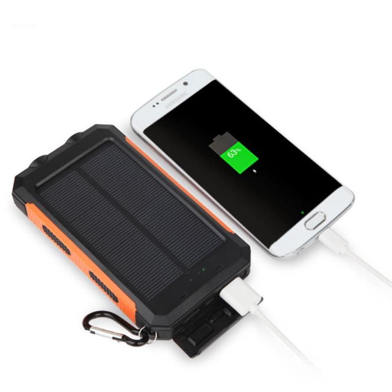 Leistungsstarke 20.000mAh Wasserdichte Solar Powerbank