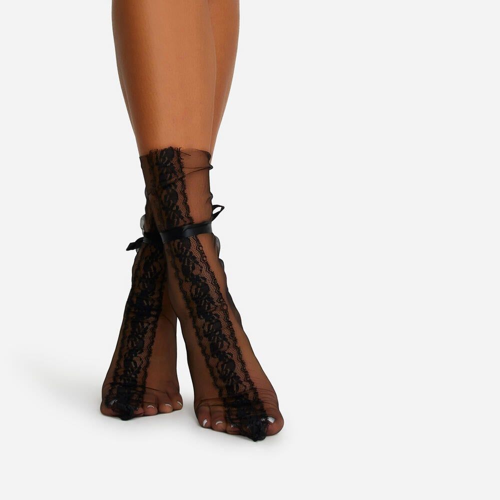 CHAUSSETTES FILET NOIRES