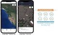 Waterproof Mini Pet Location Finder w/ Pet GPS Tracking Cell Phone App Size:M