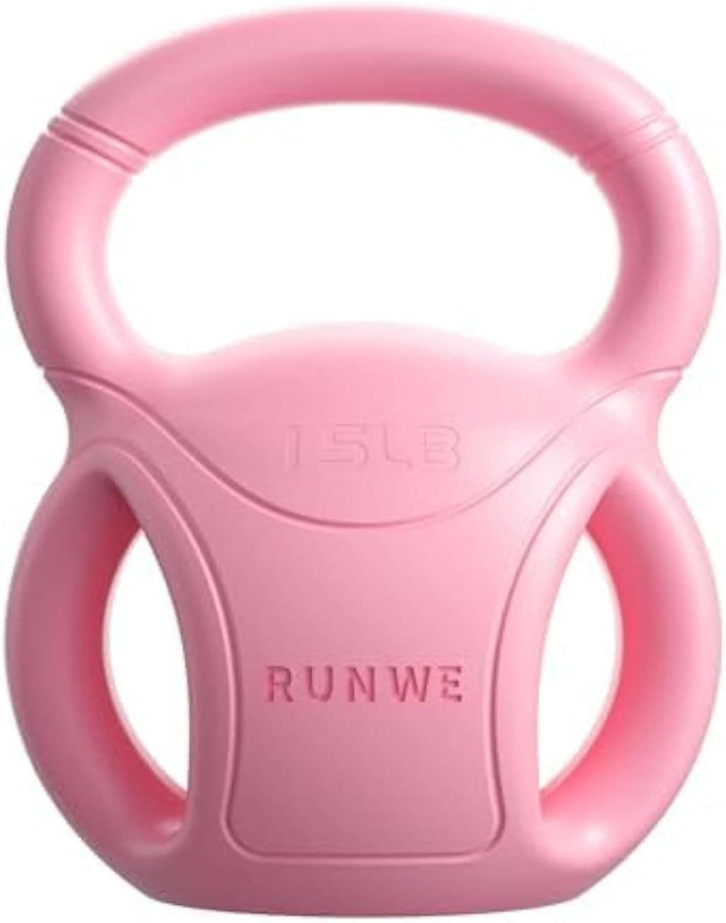 Kettlebells mit 3 Griffen – Gewichte für Frauen, Optionen 5, 10, 15 und 20 LB für Russian Twists, AB-Übungen, Gewichtheben und Core-Fitnessübungen für das Home Gym [einzeln verkauft]