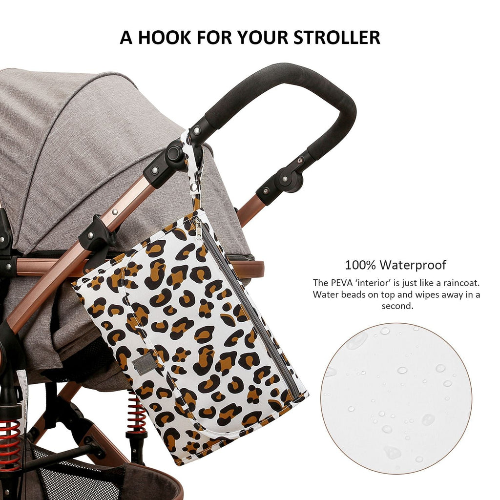 Wickelunterlage für Babys, Mutter-Kind-Reise-Wickelunterlage, tragbar, wasserdicht, multifunktional, Feuchttücher-Tasche, Wickeltaschen-Zubehör