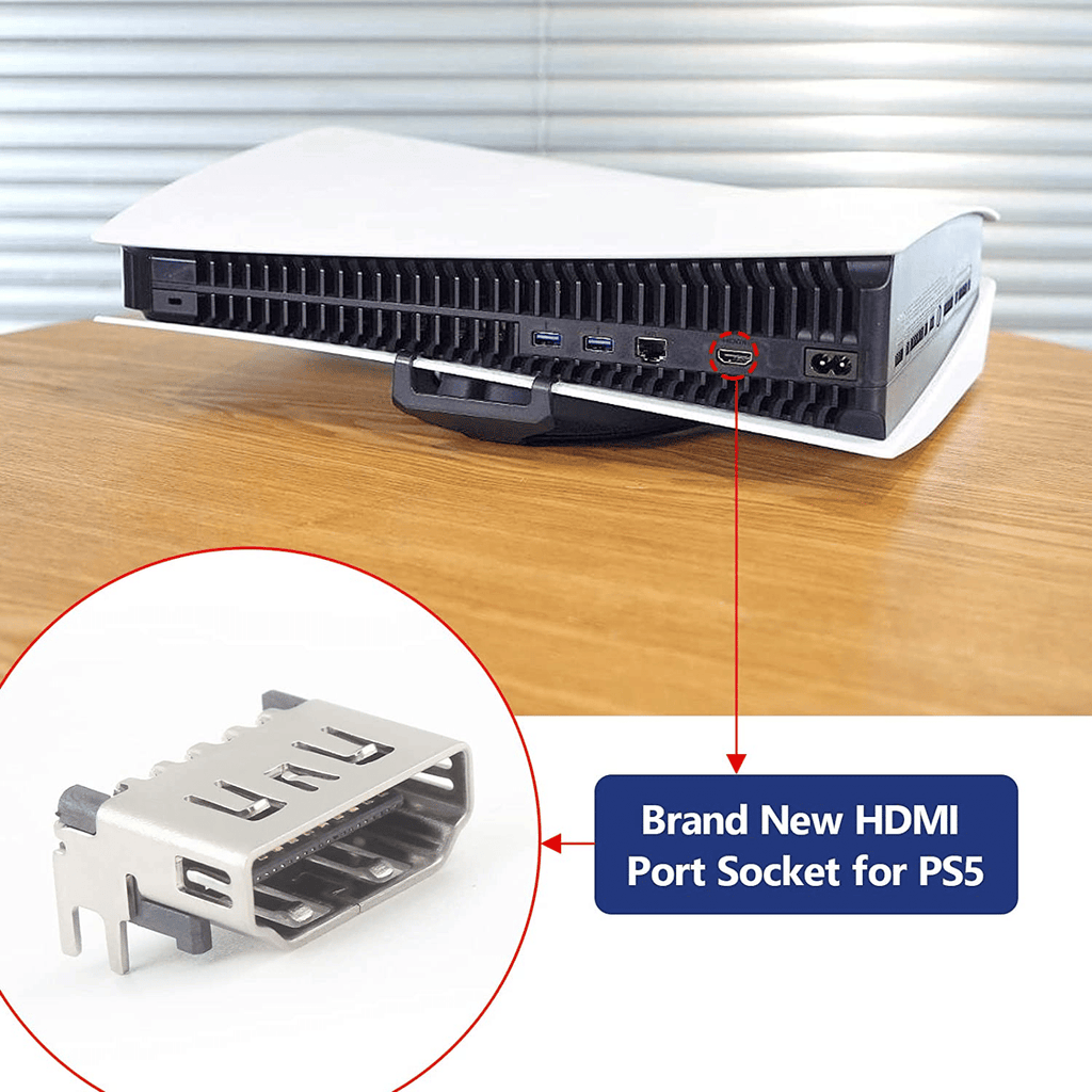 5er-Pack OEM HDMI-Anschlussbuchsen-Ersatz für Sony PlayStation 5 PS5 USA
