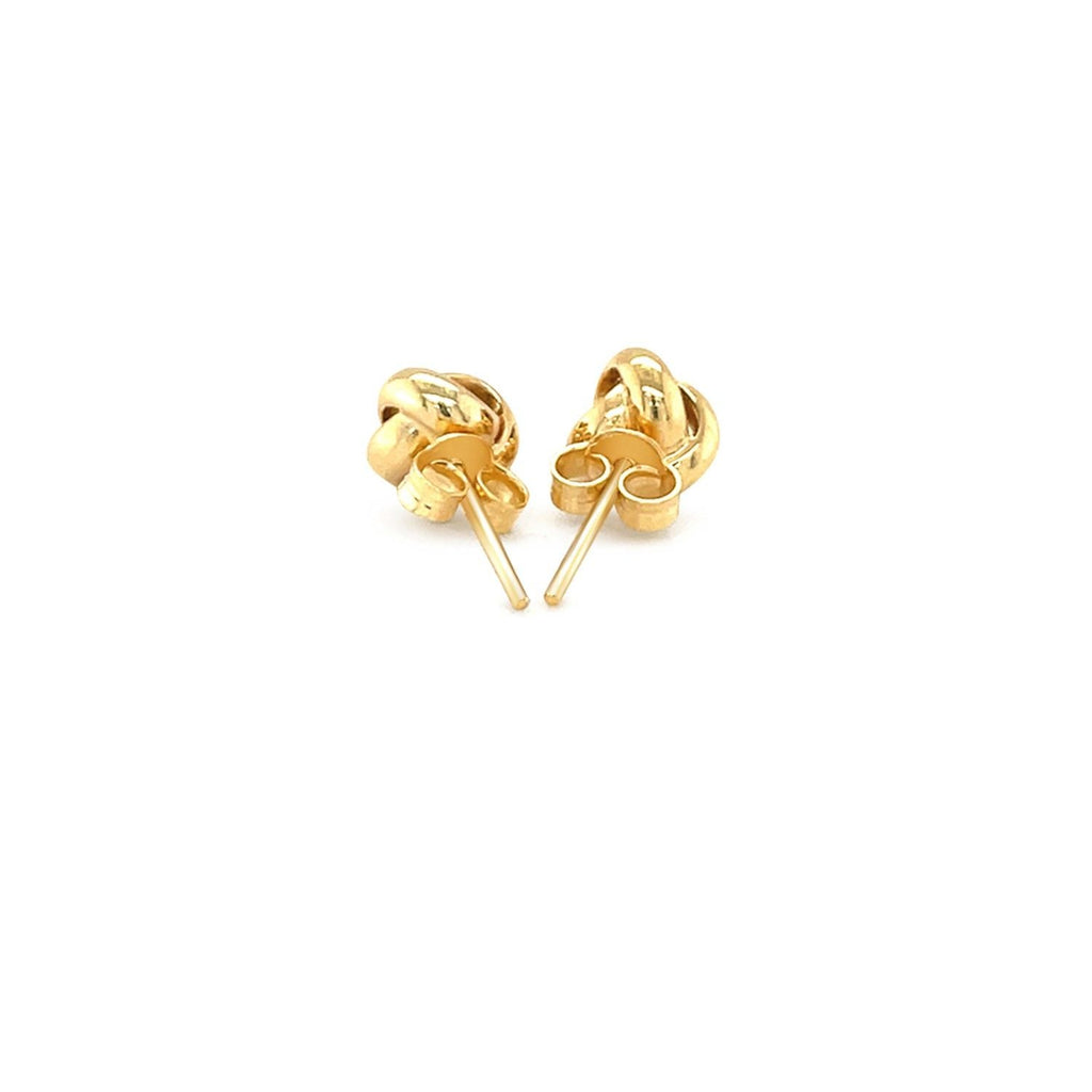 10 Karat Gelbgold Love Knot Ohrstecker (9mm)