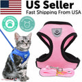 Katze Hund Haustier Geschirr Verstellbare Kontrollweste Hunde Reflektierend S M L XL Leine