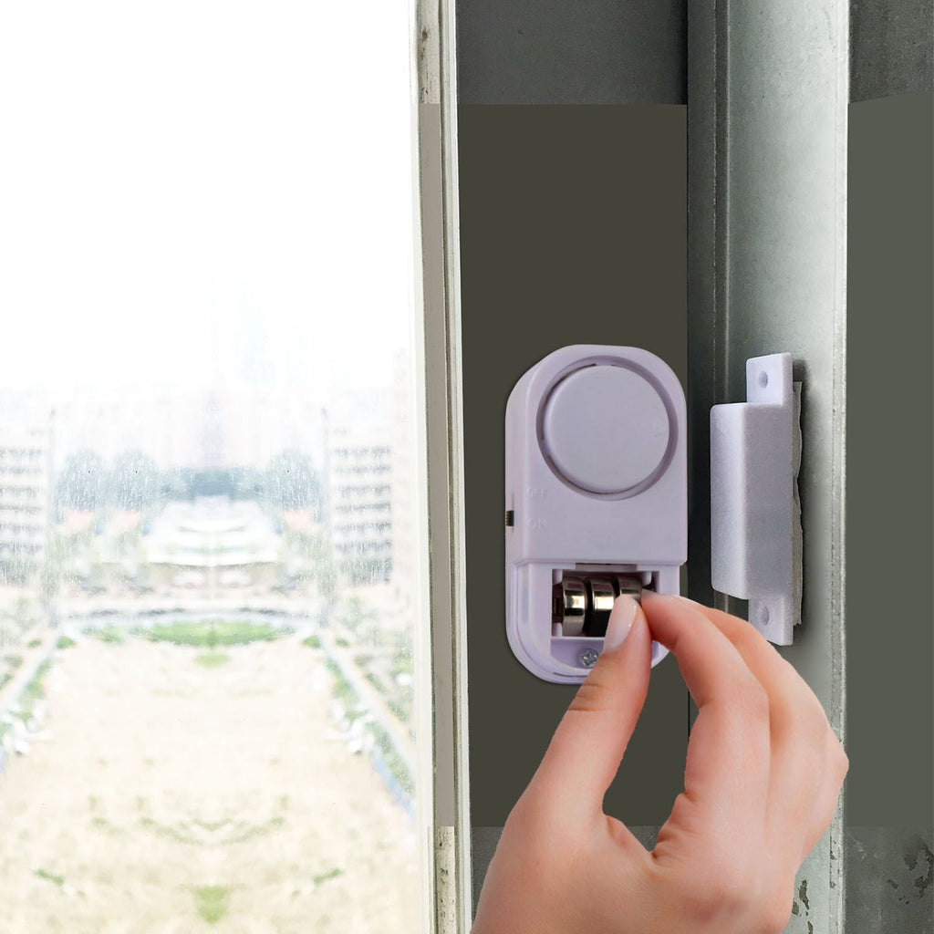 Drahtlose Fenster-Tür-Magnetalarme Magnetsensor-Sicherheitsalarmanlage für Kindersicherheit