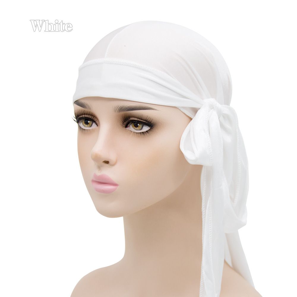Seidige Durags für Herren und Damen 360 Waves mit 1 Wave Cap Seidiger Satin Durag Extra lange Bänder Feuchtigkeitsableitendes Gewebe Satin-Du-Rag