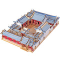 3D Holzpuzzle für Erwachsene Chinesischer Innenhof DIY-Montage Stadtbild-Modell Heimdeko Geschenk
