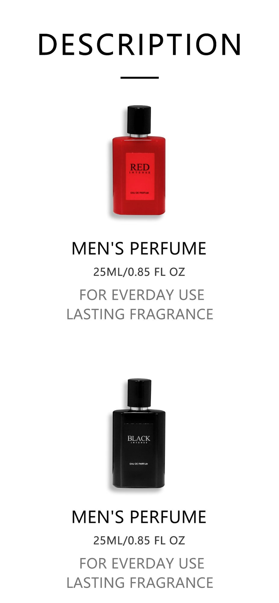 4-teiliges Set, Herren Eau De Toilette Spray Geschenkbox, Lang anhaltender Duft, 4 verschiedene Aromen, 25ml/Flasche, Valentinstag und andere Festlichkeiten