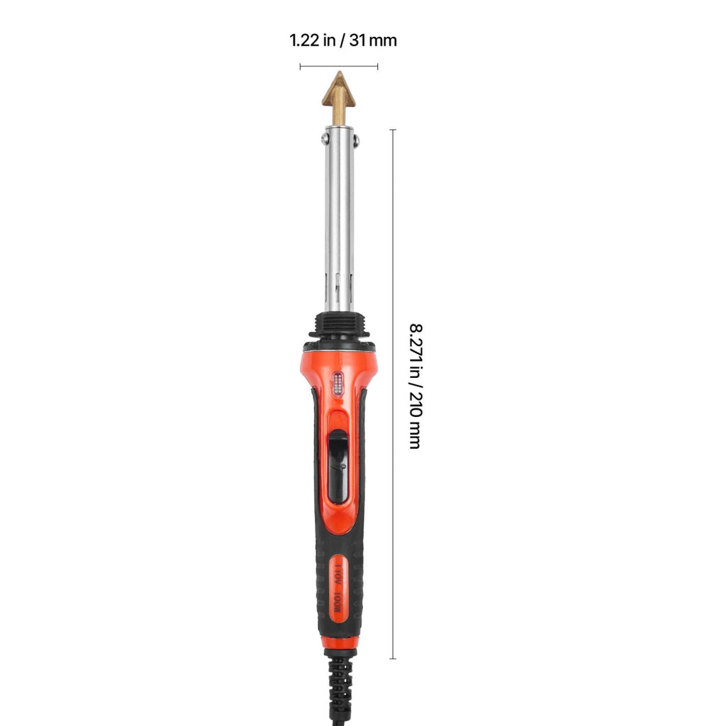 Kunststoffschweißgerät-Set, 60W/100W Dual-Power Kunststoffschweißlötkolben mit 3 Schweißspitzen und 20 Schweißstäben, professionelles Kunststoffreparatur-Schweißwerkzeug für Autobumper, Kajaks, Spielzeug, Elektronik