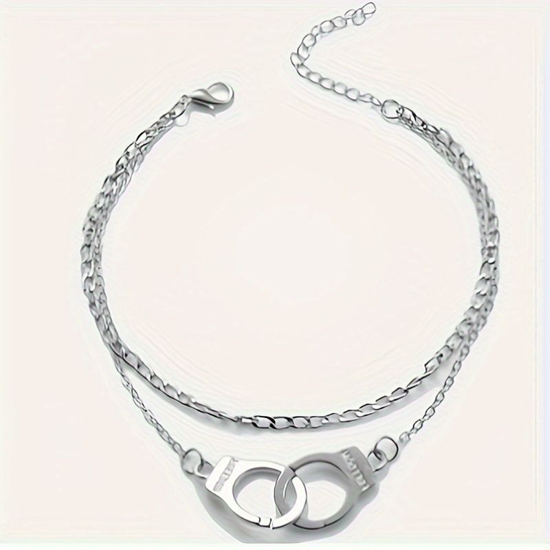 1 Stück Damenarmband 925er Silber Schnallenarmband