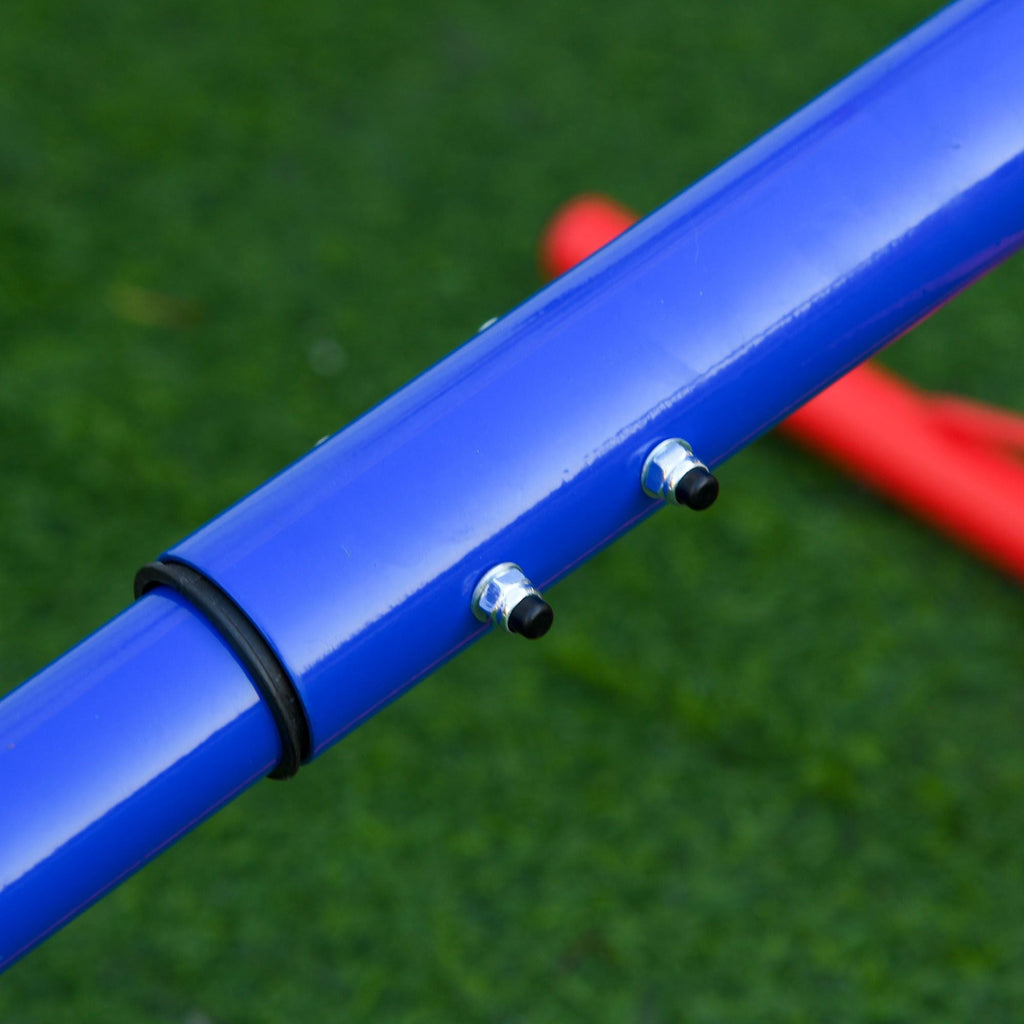 Outsunny Balançoire à bascule pour enfants, avec rotation à 360°, 4 places, équipement de jeu d'extérieur pour jardin, garçons et filles de 3 à 8 ans