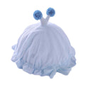 Blauer süßer Baby-Winter-Herbsthut, Säuglings-Fischerhut, Baumwoll-Babyhut für Mädchen und Jungen, 0-3 Monate