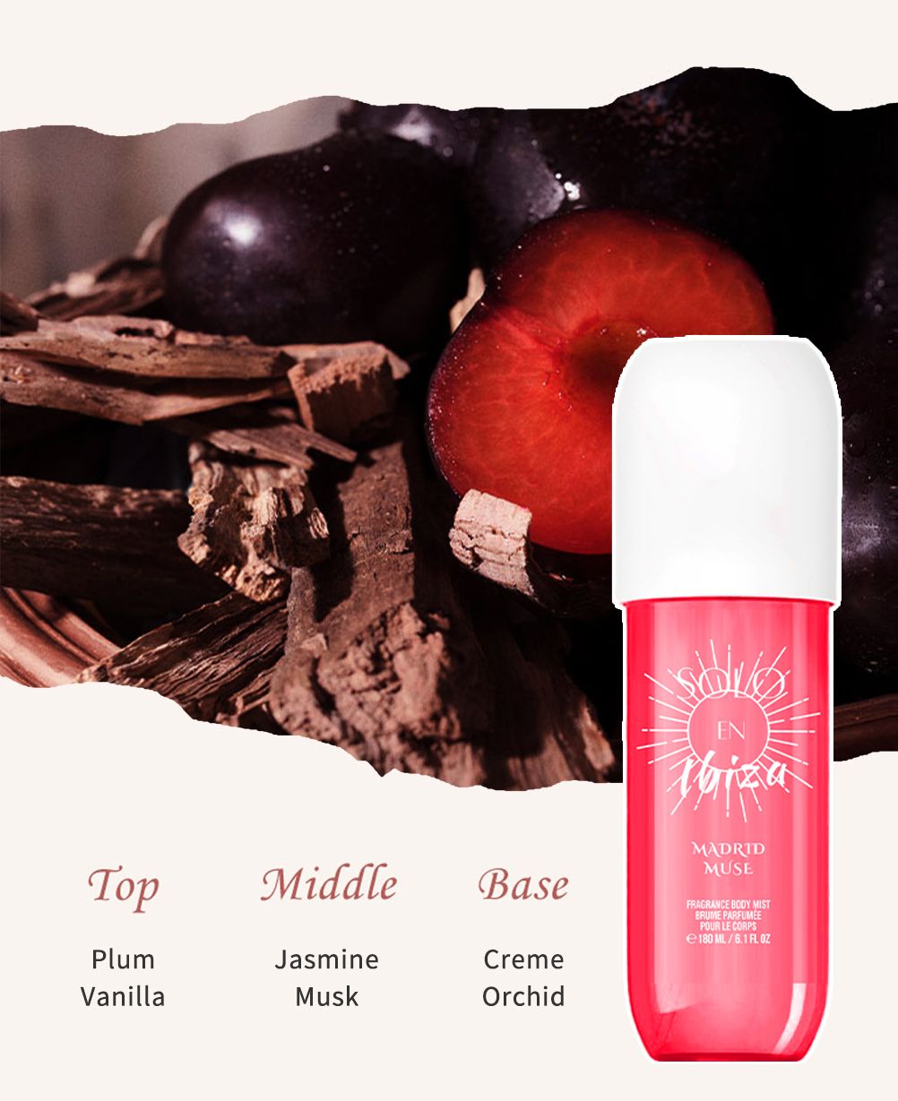 [SOLO EN IBIZA Brume] 1 pièce SOLO EN IBIZA 180 ml Brume Parfumée Longue Durée Cheveux & Corps pour Femme Parfait pour les Rendez-vous, les Fêtes et les Cadeaux