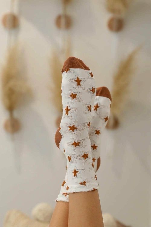 Umweltfreundliche Socken mit Sternendesign
