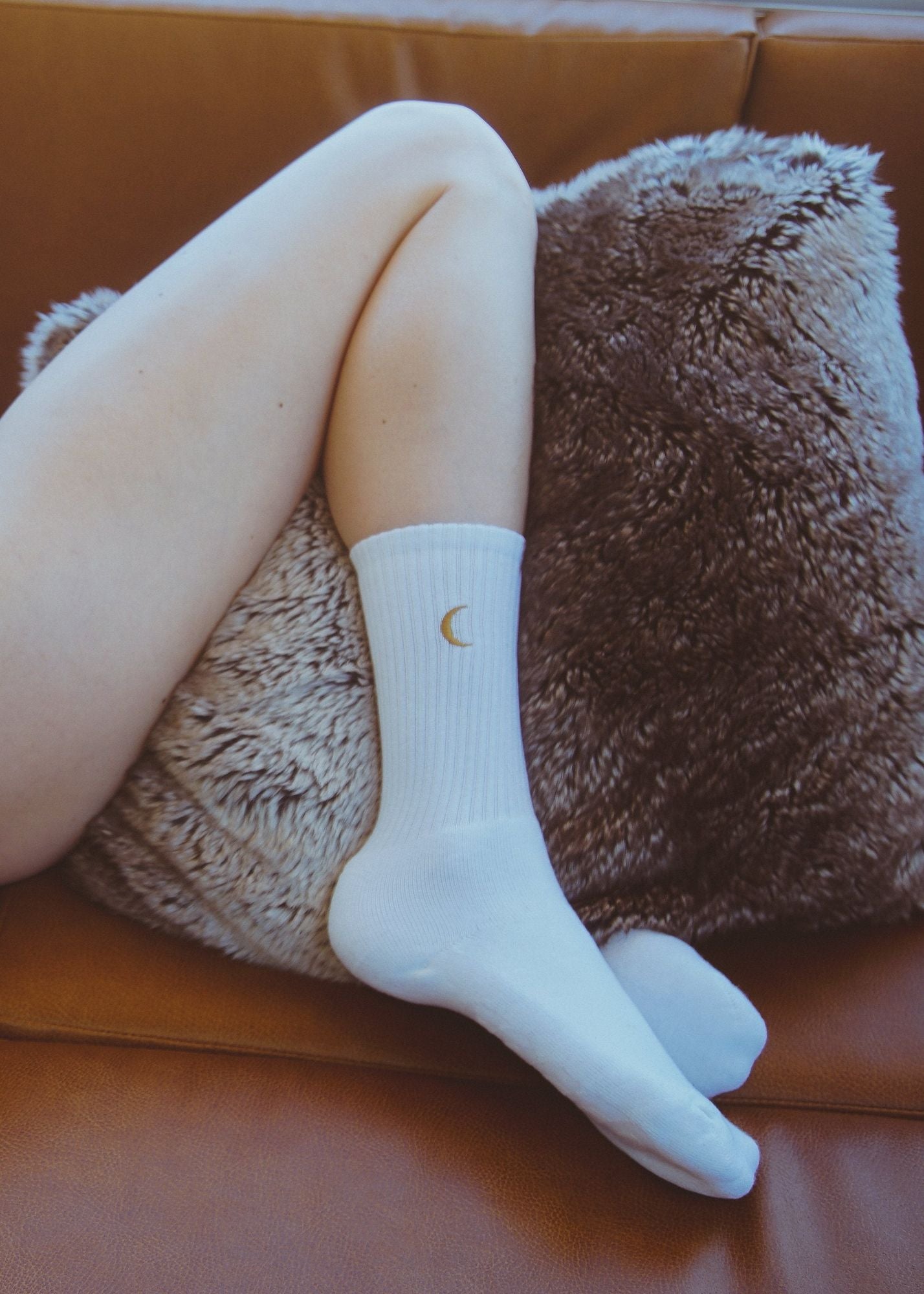 Chaussettes brodées atterrissage sur la Lune