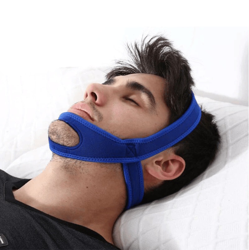 Snore Stop Anti-Schnarch Kinnriemen Schlafapnoe-Gurt Schnarchfreie Schlaf-Kiefer-Lösung