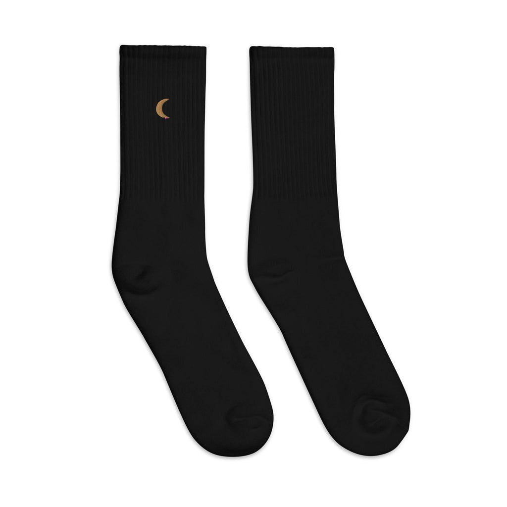 Chaussettes brodées atterrissage sur la Lune