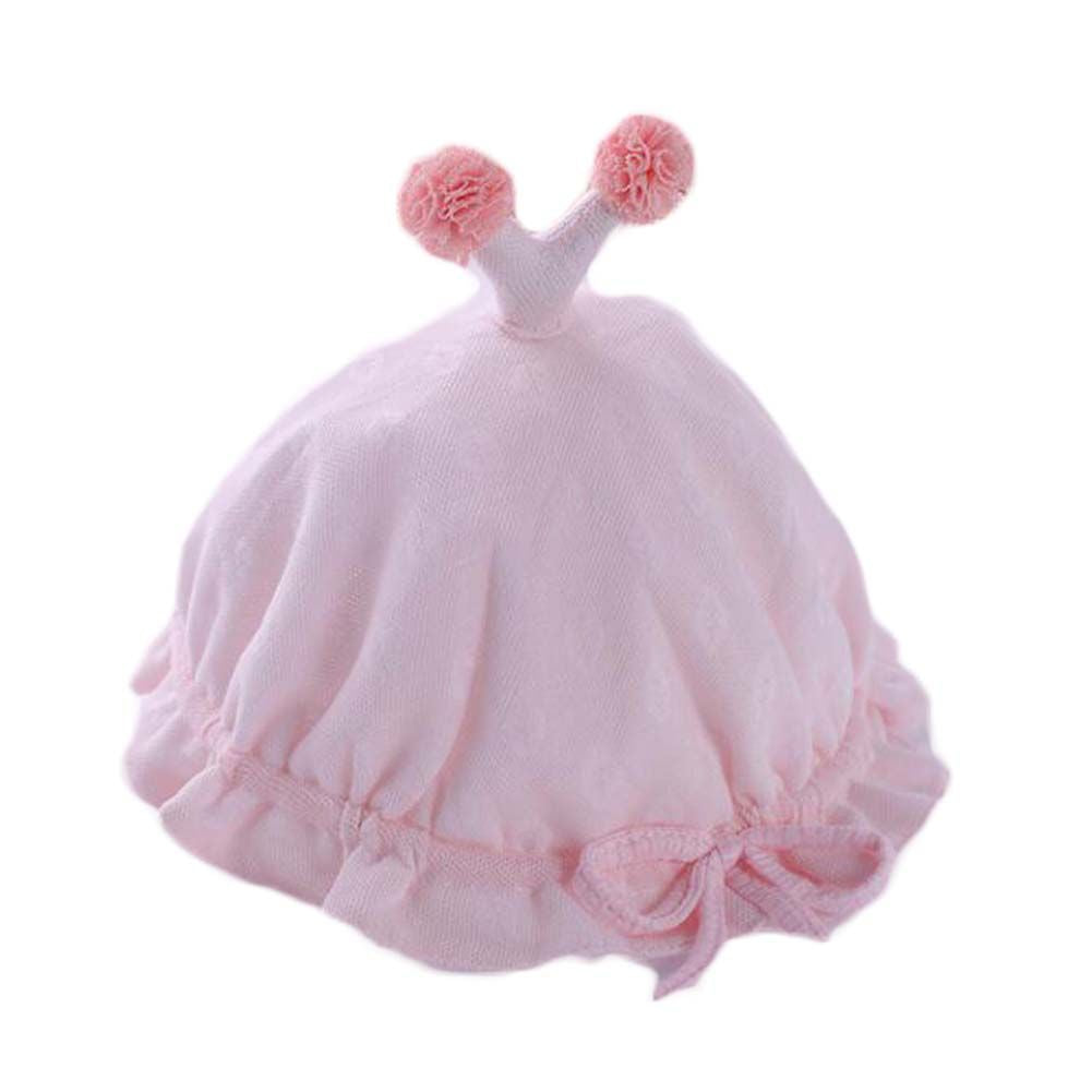 Rosa Süßer Baby Winter Herbst Hut Kleinkind Fischerhut Baumwoll Babyhut für Mädchen Jungen,0-3 Monate