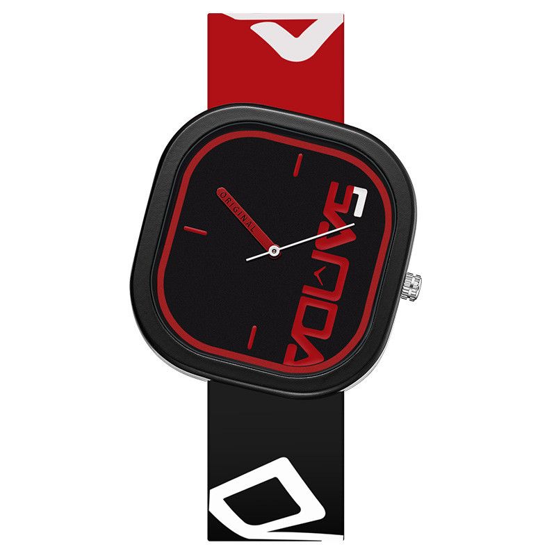 Neue Silikon-Quadrat-Mode-Trend Wasserdichte Uhr