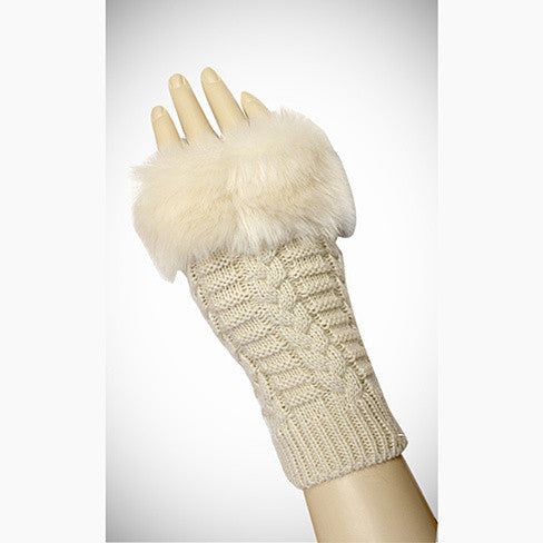 Pretty Warmers - Kunstpelzhandschuhe für den Winter