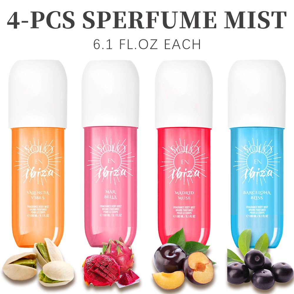 [SOLO EN IBIZA Brume] 1 pièce SOLO EN IBIZA 180 ml Brume Parfumée Longue Durée Cheveux & Corps pour Femme Parfait pour les Rendez-vous, les Fêtes et les Cadeaux