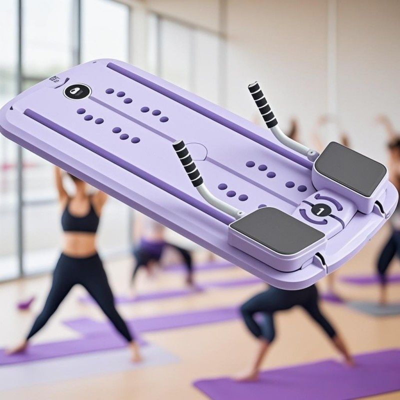 1 Stück Mehrzweck-Klappbares Bauchmuskel-Trainingsbrett – PP-Material, ungeladen, tragbares Heimtrainingsgerät zur Straffung und Formung von Taille, Gesäß und Beinen, Fitnesszubehör