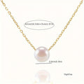 Lxalry Collier Bohème Minimaliste avec Pendentif Perle d'Eau Douce, Chaîne Délicate Plaqué Or 18 carats, Parfait pour les Accessoires de Mode Féminins, Cadeau Idéal pour les Anniversaires et les Occasions Spéciales
