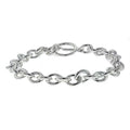 LOA537 - Silbernes Messingarmband ohne Stein
