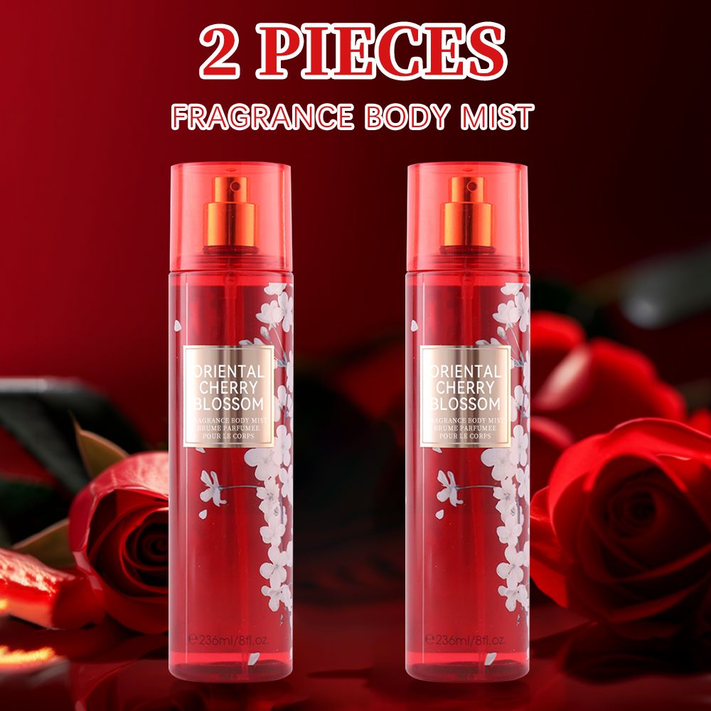 236 ml/ Haar- und Körperspray für Damen, Blumiger Duftspray, Erfrischendes Körperspray, Langanhaltender Duft, Ideal für den Alltag, Verabredungen, Feiern und als Geschenk