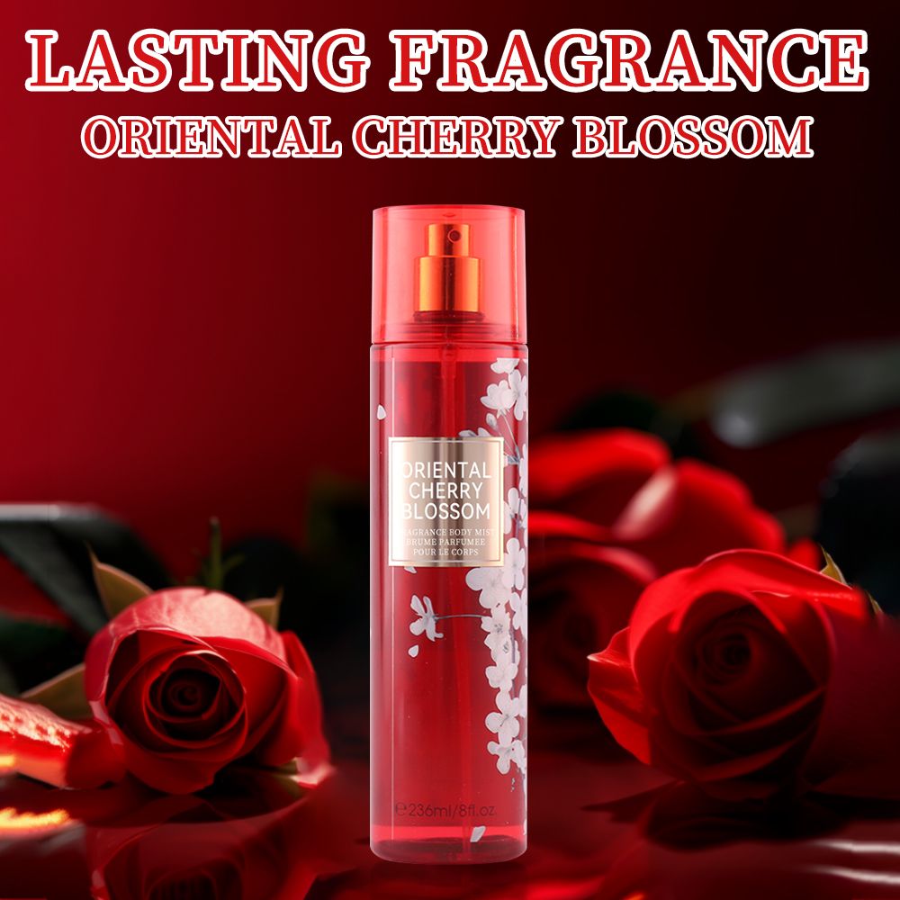 236 ml/ Haar- und Körperspray für Damen, Blumiger Duftspray, Erfrischendes Körperspray, Langanhaltender Duft, Ideal für den Alltag, Verabredungen, Feiern und als Geschenk