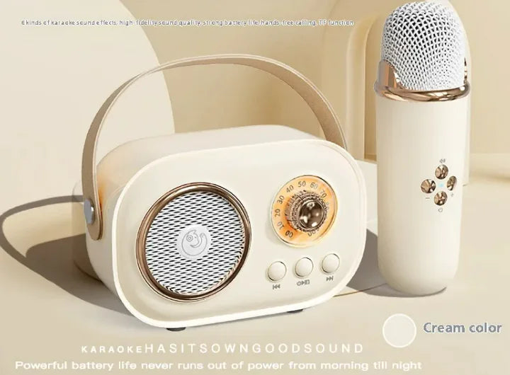 Audio Bluetooth portable avec microphone sans fil