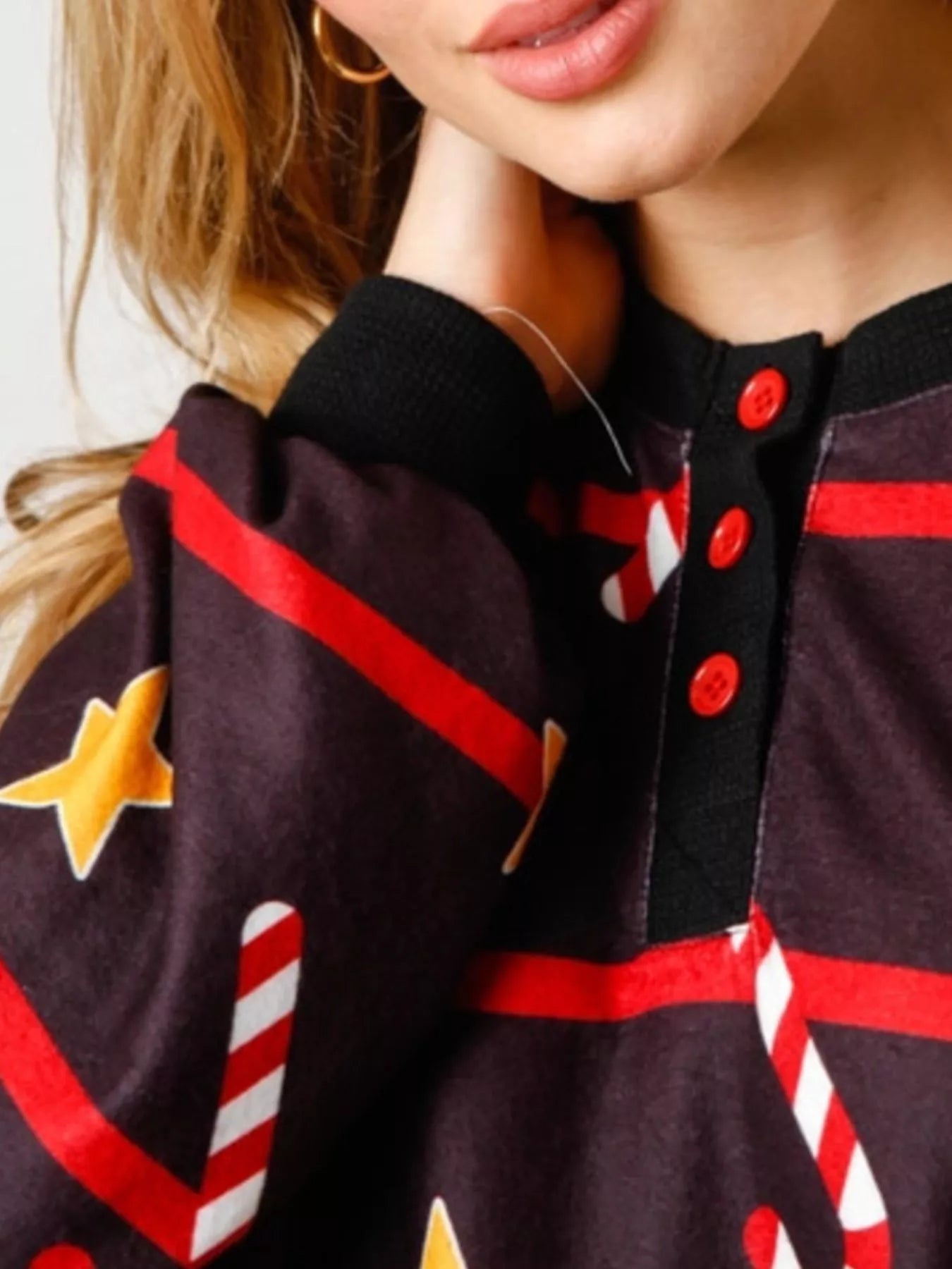 Ensemble de pyjama de Noël manches longues et pantalon