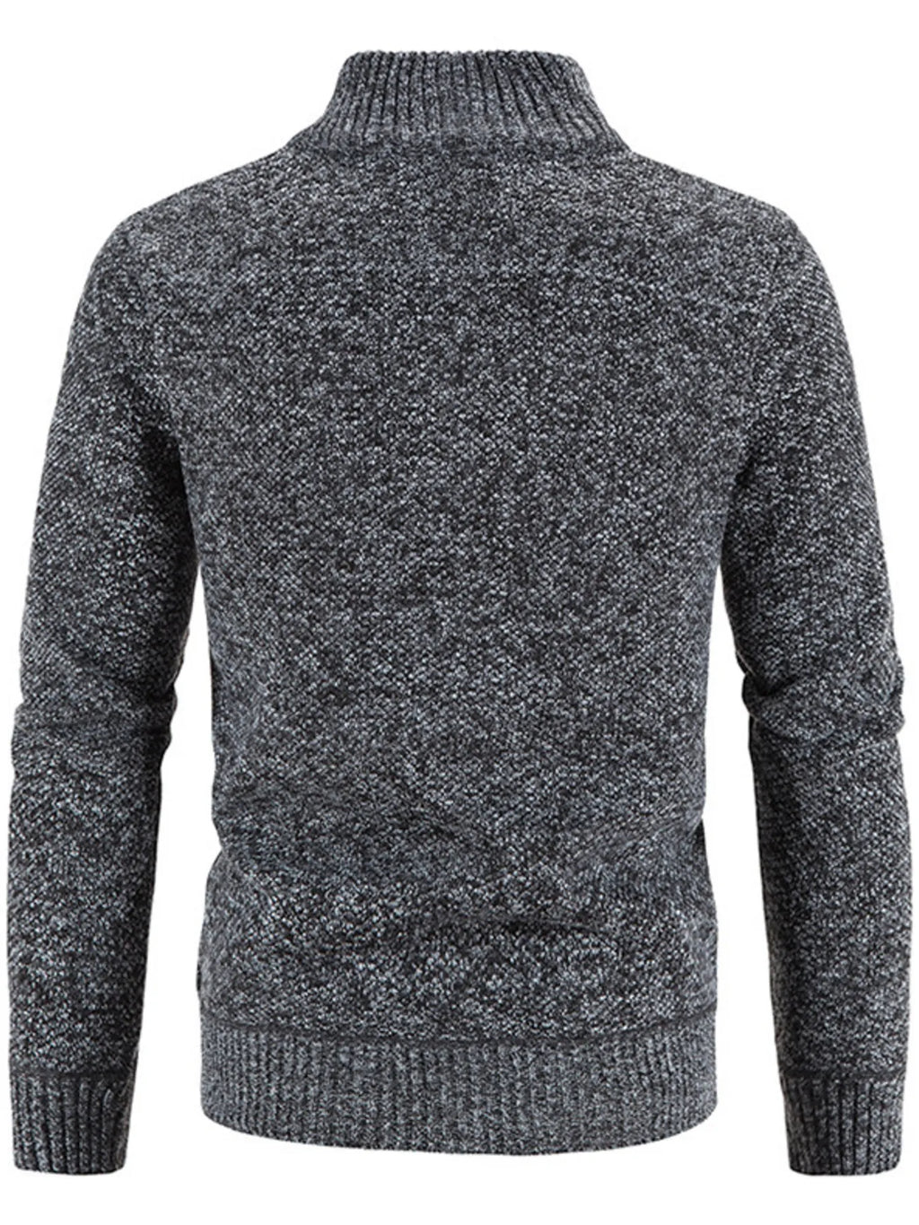 Herren Strickjacke mit Reißverschluss, Übergröße, Langarm