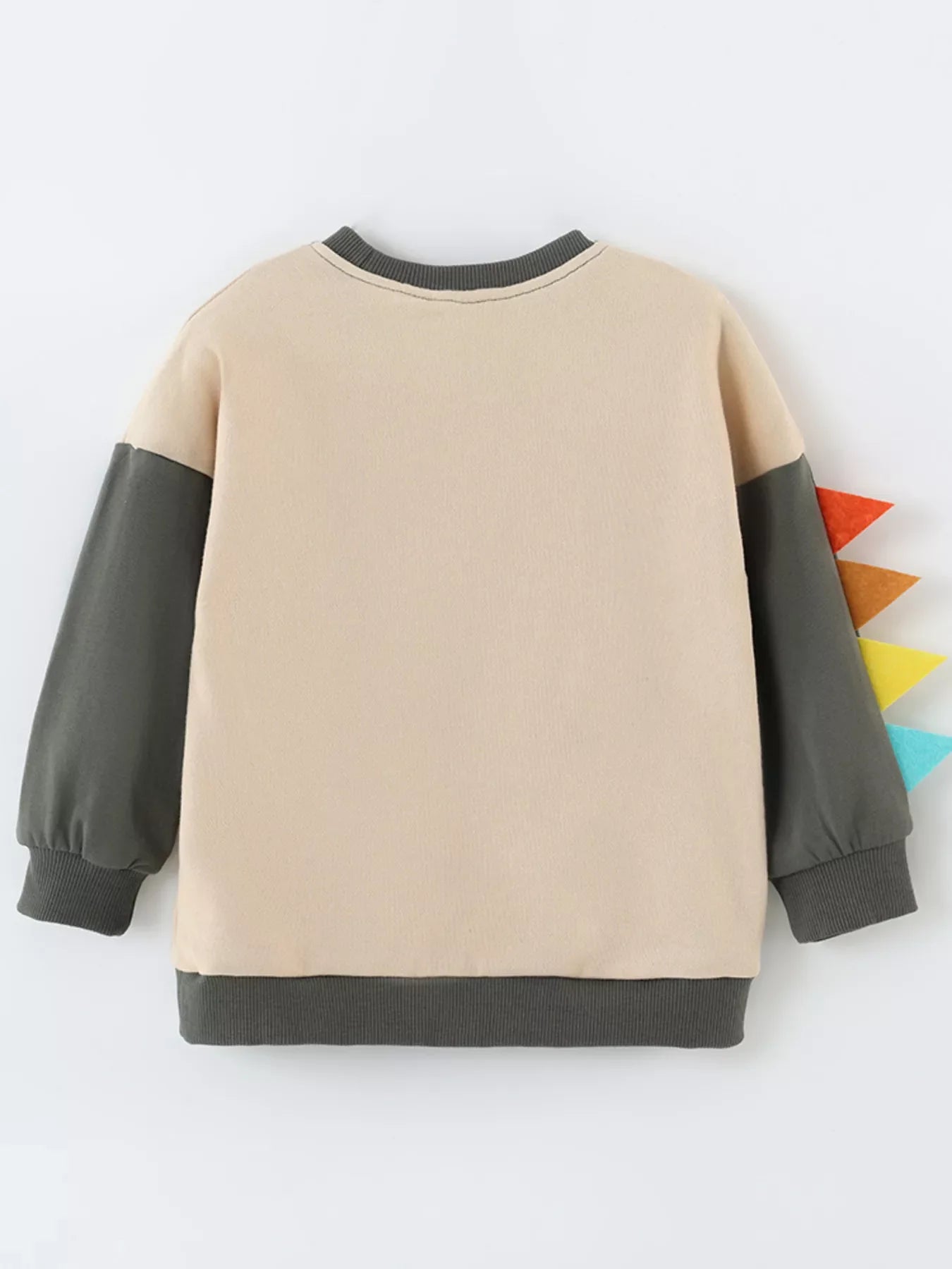 Kinder Dinosaurier Rundhals-Sweatshirt