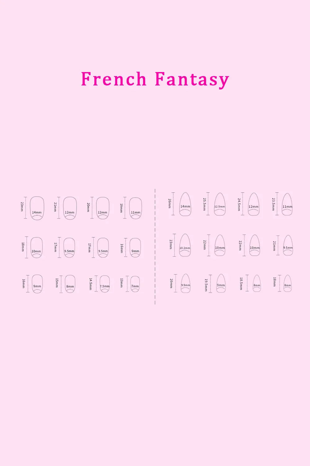 SO PINK BEAUTY Faux Ongles Autocollants 2 Paquets