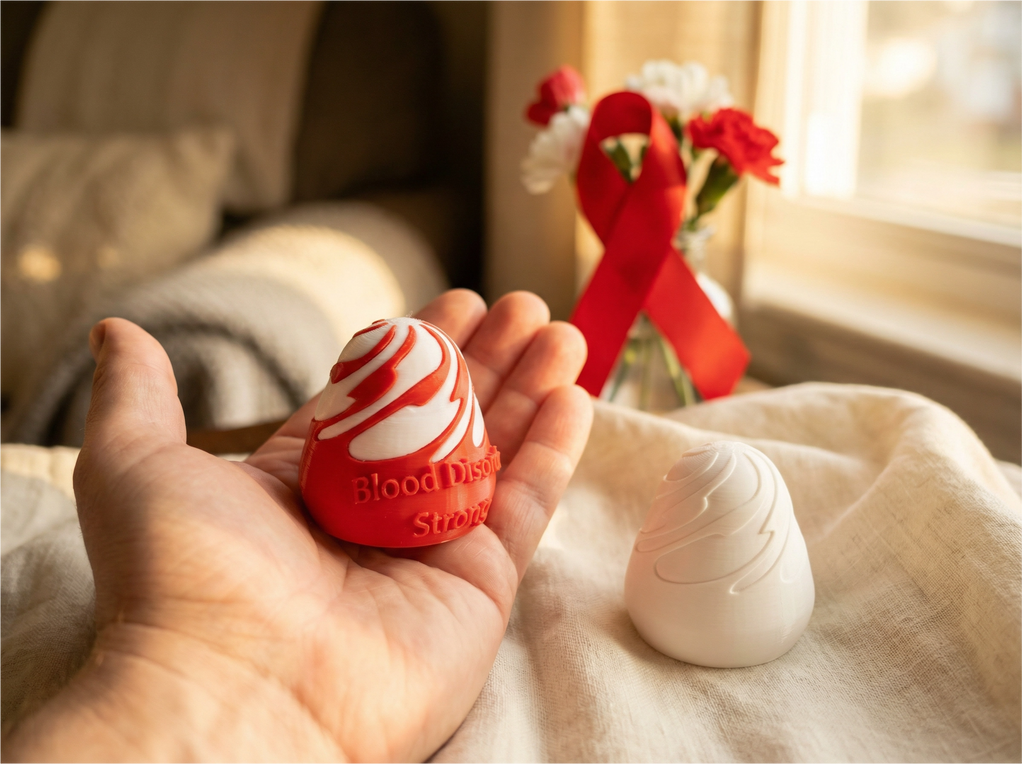 Blood Strong Twist Fidget – Give‑Back Edition | Supports the Hemophilia Federation of America