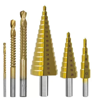 Jeu de scies à rainurer étagées (6 pièces)