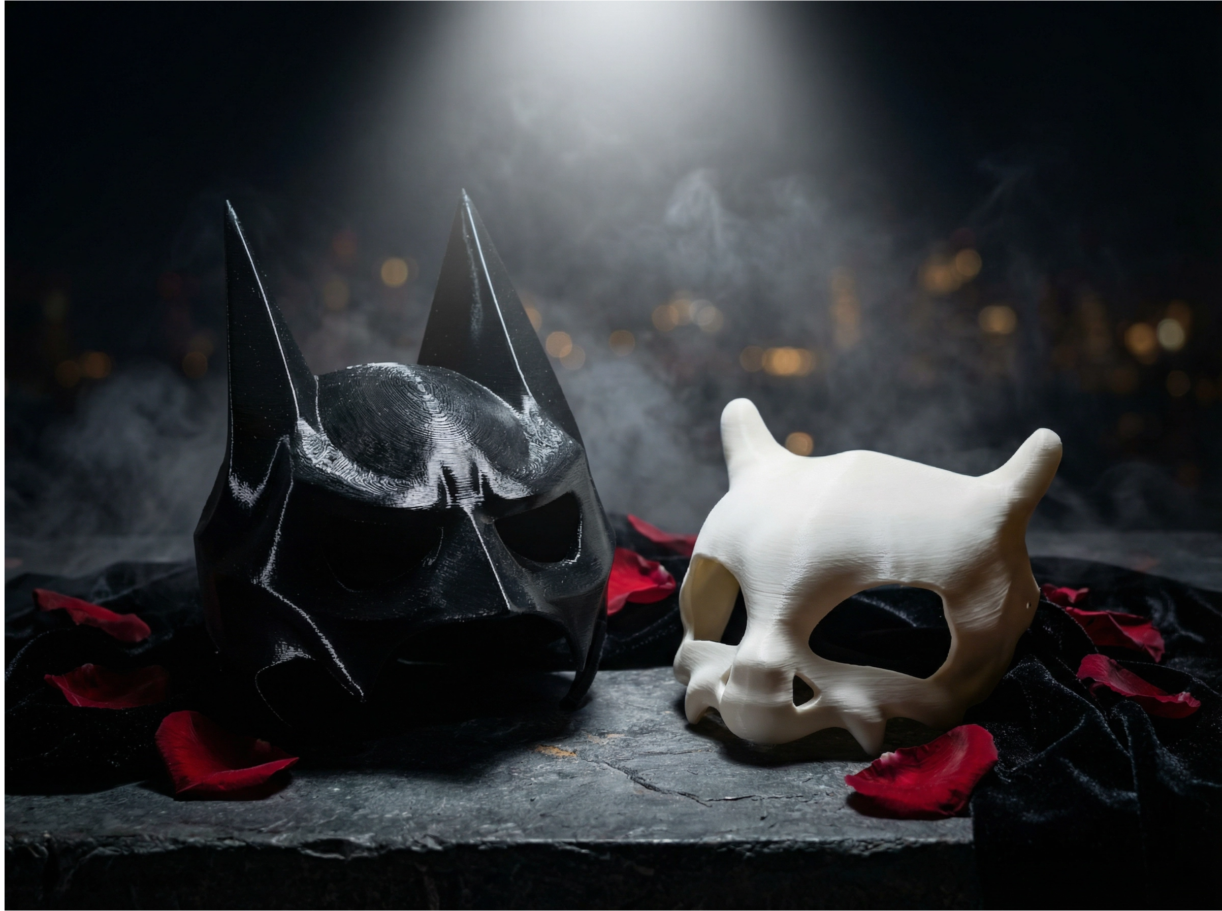 Batman or Cubone Cat Mask